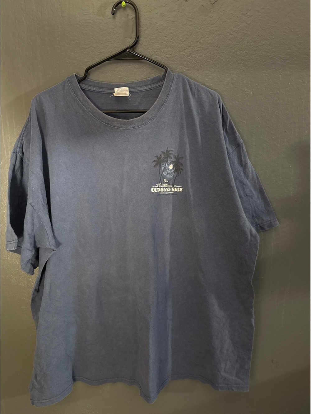Yazbek Old Guys Rule Graphic T-Shirt Blue Size 3XL